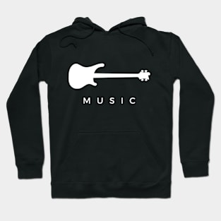 Music Four String Bass Guitar Hoodie